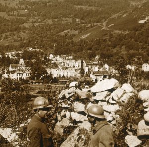 منظر للخطوط ، ميتزيرال ، شمال فرنسا ، c1914-c1918 بواسطة غير معروف