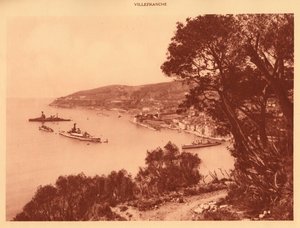 منظر للبلدة و Roadstead ، Villefranche ، 1930. بواسطة غير معروف