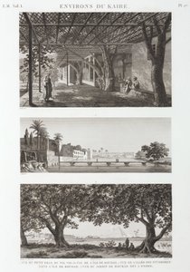 مناظر حول القاهرة ، مصر ، عام 1798 بواسطة غير معروف