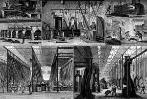 مشاهد في مصنع الأسلحة الصغيرة الملكي ، إنفيلد ، c1880 بواسطة غير معروف