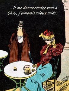 بطاقة بريدية فرنسية عتيقة ، c1900 بواسطة غير معروف