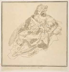 العذراء والطفل 1775. بواسطة غير معروف