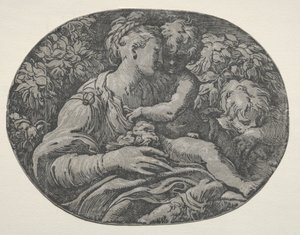 العذراء والطفل مع سانت جون ، 1500s. بواسطة غير معروف