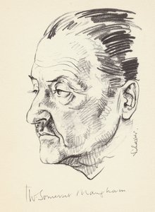 دبليو Somerset Maugham ، مؤلف بريطاني ، c3030s بواسطة غير معروف