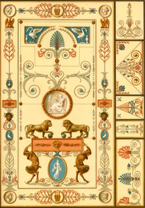الرسم على الجدران وزخرفة السقف ، ألمانيا ، أوائل القرن التاسع عشر ، 1898. بواسطة غير معروف