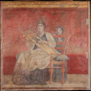 لوحة جدارية من الغرفة H لفيلا P. Fannius Synistor في Boscoreale ، كاليفورنيا. 50-40 ق بواسطة غير معروف