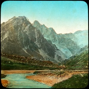 وادي وانجا ، نهر سوتليج ، الهند ، أواخر القرن التاسع عشر أو أوائل القرن العشرين بواسطة غير معروف