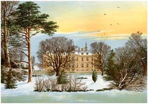 Warter Priory ، بالقرب من Pocklington ، يوركشاير ، منزل عائلة ويلسون ، c1880 بواسطة غير معروف