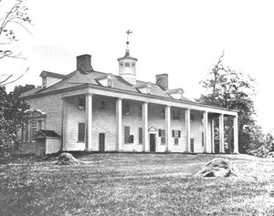 Washingtons Home، Mount Vernon، Virginia، USA، c1900. بواسطة غير معروف