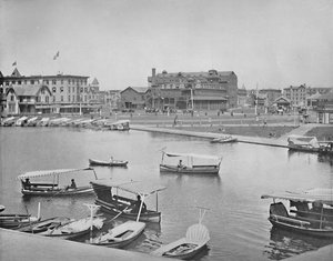 Wesley Lake ، Asbury Park ، New Jersey ، c1897. بواسطة غير معروف