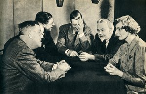 يا له من سؤال! The Brains Trust في جلسة خارجية مع Donald McCullough ، 1942. بواسطة غير معروف