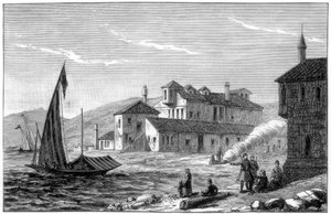 حيث توفي اللورد بايرون ، ميسولونغي ، اليونان ، 1888 بواسطة غير معروف