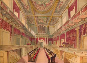 مصلى وايتهول ، c1845 ، 1864 بواسطة غير معروف