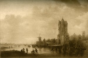 الشتاء على الجليد ، 1645 ، 1908. بواسطة غير معروف