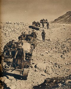 مع رجال أندرسون في تونس عام 1943 بواسطة غير معروف