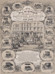 وم. L. McDonald، Manufacturer of Carriage Harness & Co.، No. 26 Beekman & 1 ...، 1852-86. بواسطة غير معروف
