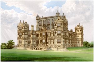 Wollaton Hall ، نوتنغهام ، نوتنغهامشاير ، منزل اللورد ميدلتون ، c1880 بواسطة غير معروف