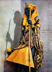 تمثال خشبي لتوت عنخ آمون ، مصر ، 1933-1934 بواسطة غير معروف