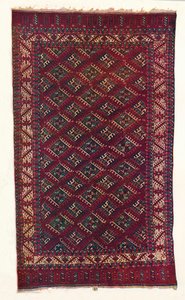 سجاد يوموت تركمان ، c1700 بواسطة غير معروف