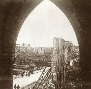 Ypres في حالة خراب ، فلاندرز ، بلجيكا ، c1914-c1918 بواسطة غير معروف