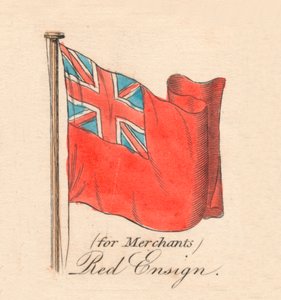 للتجّار Red Ensign ، 1838 بواسطة غير معروف