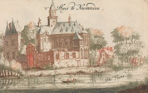 't Huys te Nieweroden'، De Vecht 'in: Tooneel Der Voornaamste Nederlands Huizen، En Lust ...، nd. بواسطة غير معروف
