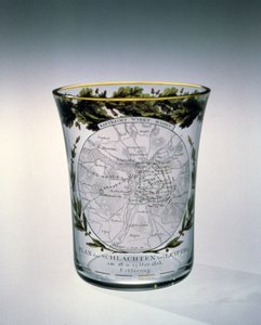دورق منمق ومطلي بالمينا وزينه صموئيل موهن ، 1813-14 بواسطة غير معروف غير معروف