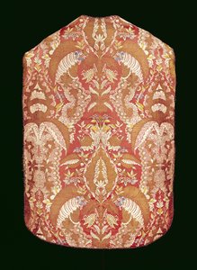 Chasuble ، حرير مزخرف بالدانتيل ، فرنسي ، c.1720 بواسطة غير معروف غير معروف