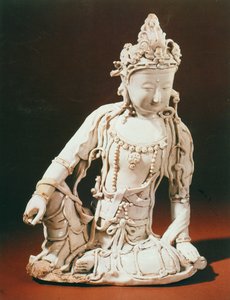 Ching-te-Chen الشكل المزجج الأبيض لأرولو كايتس فارا ، أسرة يوان ، أواخر القرن الثالث عشر وأوائل القرن الرابع عشر