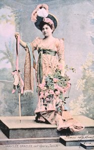 Hariclea Darclee في أوبرا "Tosca" بقلم جياكومو بوتشيني (1858-1924) 1900 (صورة ملونة) بواسطة غير معروف غير معروف