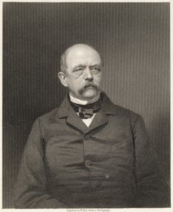 صورة لأوتو فون بسمارك (1815-1898) منقوش بواسطة ويليام هول (1807-71) من صورة فوتوغرافية ، حانة. بقلم ويليام ماكنزي بواسطة غير معروف غير معروف
