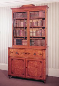 مكتبة Secretaire ، نمط Hepplewhite ، c.1788