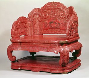 عرش الإمبراطور شين لونج (1736-95) بواسطة Unbekannt Unbekannt