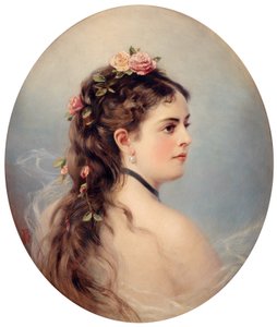 Adela-Juana-Maria ، المعروفة باسم Adelina Patti (زيت على قماش) بواسطة فنان غير معروف