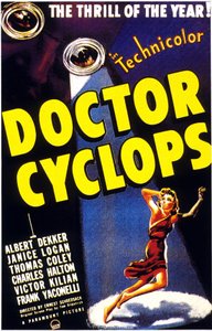 ملصق الفيلم Doctor Cyclops، DR. CYCLOPS ، بواسطة ERNEST SCHOEDSACK ، مع ألبرت ديكر 1940 بواسطة غير معروف