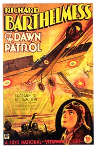 ملصق فيلم THE DAWN PATROL Dawn Patrol من إخراج HowardHawks و Richard Barthelmess بواسطة غير معروف