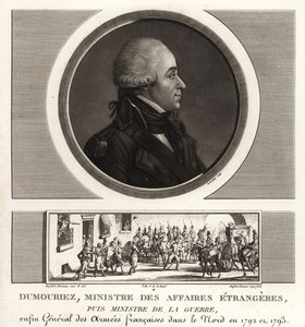 Charles-Francois du Perier Dumouriez ، الجنرال الفرنسي أثناء الحروب الثورية الفرنسية بواسطة غير معروف
