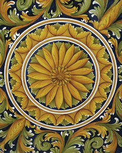 الصورة عن قرب، بسبب، ِئحة، Caltagirone، Italy بواسطة فنان غير معروف
