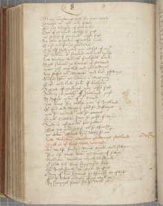 نسخة من تاريخ أندرو وينتون ، ظهر الصفحة 319 ، حوالي 1550 (حبر على ورق) بواسطة غير معروف