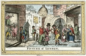 Cruikshank - صورة لندن بواسطة فنان غير معروف