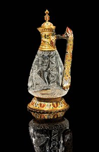 إبريق فاطمي ، مصر ، 975-1025 ، من جان فالنتين موريل ، سيفرس ، 1854 بواسطة غير معروف
