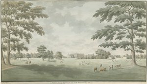 قاعة فيشرويك: الرسم بالألوان المائية ، 1786 بواسطة غير معروف