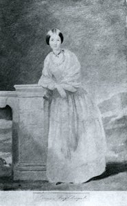 Florence Nightingale, English nurse and hospital reformer, c 1860 بواسطة غير معروف