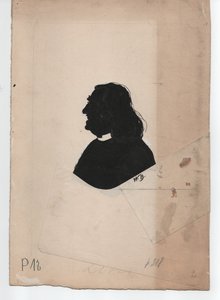 فرانز ليزت (1811-1886) (حوالي 1850، صورة ظلية) بواسطة فنان غير معروف