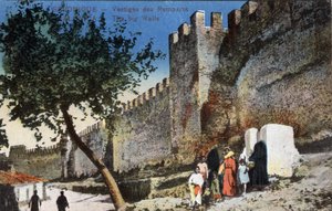 اليونان ، ثيسالونيكي (أو سالونيك): بقايا الجدران - بطاقة بريدية 1914-1918 بواسطة غير معروف