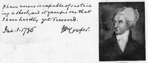 Handwriting and signature of William Cowper بواسطة غير معروف