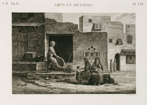 مطحنة أدوات ومعدات حديدية ، مصر ، ج 1798 بواسطة غير معروف