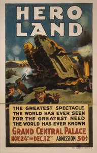 ملصق Hero Land ، نيويورك ، نيويورك بواسطة غير معروف