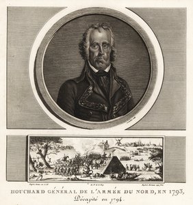 جان نيكولا هوشارد ، الجنرال الثوري الفرنسي دي لارمي دو نور ، أعدم بتهمة الجبن في عام 1793 بواسطة غير معروف