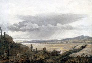 دراسة المناظر الطبيعية والغيوم بقلم لوك هوارد، 1808-1811 تقريباً بواسطة فنان غير معروف